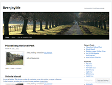 Tablet Screenshot of livenjoylife.wordpress.com