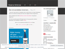 Tablet Screenshot of moderneperformer.wordpress.com
