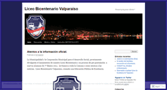 Desktop Screenshot of liceobicentenariomaritimovalparaiso.wordpress.com