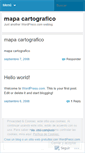 Mobile Screenshot of mapacartografico.wordpress.com