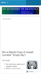 Mobile Screenshot of aneconomyofmeaning.wordpress.com