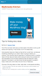 Mobile Screenshot of multimediakitchen.wordpress.com