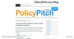 Desktop Screenshot of policypitch.wordpress.com