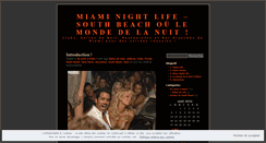 Desktop Screenshot of miaminightlife.wordpress.com