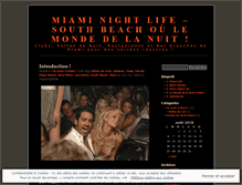 Tablet Screenshot of miaminightlife.wordpress.com