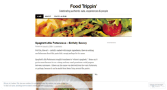 Desktop Screenshot of foodtrippin.wordpress.com