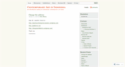 Desktop Screenshot of contempartnow.wordpress.com