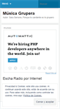 Mobile Screenshot of musicagrupera.wordpress.com