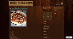 Desktop Screenshot of delicatezen.wordpress.com