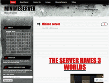 Tablet Screenshot of minimeserver.wordpress.com