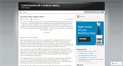Desktop Screenshot of confessionsofaforumtroll.wordpress.com
