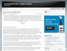Tablet Screenshot of confessionsofaforumtroll.wordpress.com