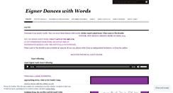 Desktop Screenshot of eignerdancereviews.wordpress.com