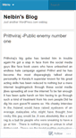 Mobile Screenshot of nelbin.wordpress.com