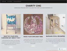 Tablet Screenshot of charitychic.wordpress.com