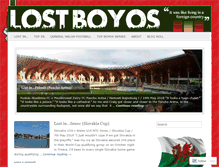 Tablet Screenshot of lostboyos.wordpress.com