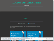 Tablet Screenshot of ladyofgraves.wordpress.com