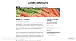 Desktop Screenshot of carrotmobmelbourne.wordpress.com