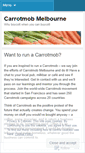 Mobile Screenshot of carrotmobmelbourne.wordpress.com