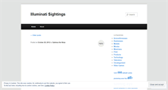 Desktop Screenshot of illuminatisightings.wordpress.com