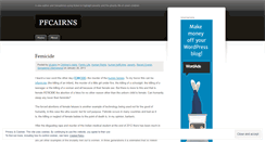 Desktop Screenshot of pfcairns.wordpress.com