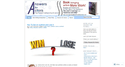 Desktop Screenshot of answersforactors.wordpress.com