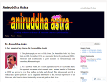 Tablet Screenshot of aniruddhaastra.wordpress.com