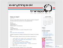 Tablet Screenshot of bandatransport.wordpress.com