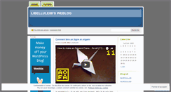 Desktop Screenshot of libellule88.wordpress.com