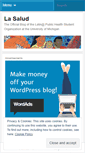Mobile Screenshot of lasaludum.wordpress.com