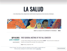 Tablet Screenshot of lasaludum.wordpress.com