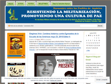 Tablet Screenshot of encuentronortesur.wordpress.com