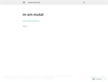 Tablet Screenshot of mariusaldea.wordpress.com