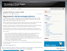 Tablet Screenshot of jeroendoggen.wordpress.com