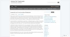 Desktop Screenshot of andrewthetoastmaster.wordpress.com