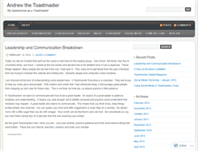 Tablet Screenshot of andrewthetoastmaster.wordpress.com