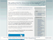 Tablet Screenshot of mypoliticalfeelfordemocracy.wordpress.com