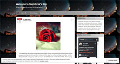 Desktop Screenshot of najmthree.wordpress.com