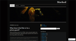 Desktop Screenshot of cjmarked.wordpress.com
