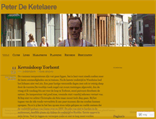 Tablet Screenshot of pdeketelaere.wordpress.com