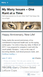 Mobile Screenshot of mymanyissues.wordpress.com