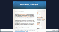 Desktop Screenshot of productivity501.wordpress.com
