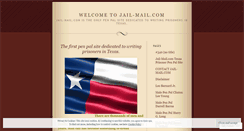 Desktop Screenshot of jailmail2.wordpress.com