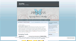 Desktop Screenshot of jaynemax.wordpress.com