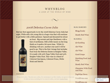 Tablet Screenshot of encompasswine.wordpress.com