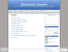 Tablet Screenshot of distributionsys.wordpress.com