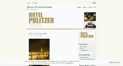 Desktop Screenshot of hotelpulitzerparis.wordpress.com