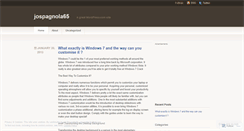 Desktop Screenshot of jospagnola65.wordpress.com