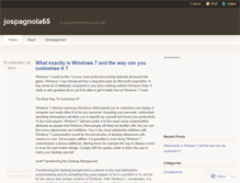 Tablet Screenshot of jospagnola65.wordpress.com