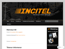 Tablet Screenshot of incitel.wordpress.com